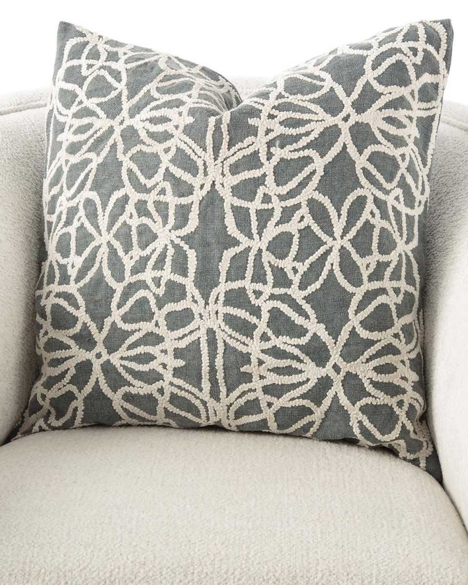 Moth Pillow, 22" x 22"